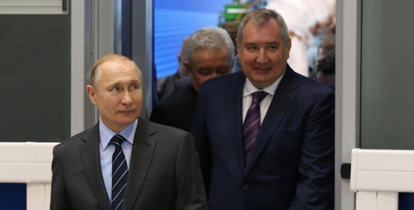 Шефът на Роскосмос Дмитрий Рогозин, който си позволи да заплаши