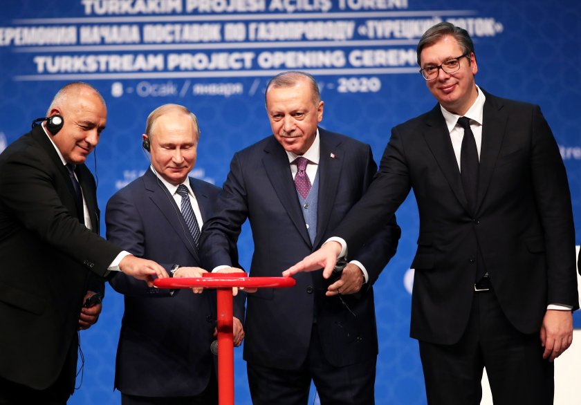 Оперативната печалба от работата на газопровода „Турски поток“ през 2021