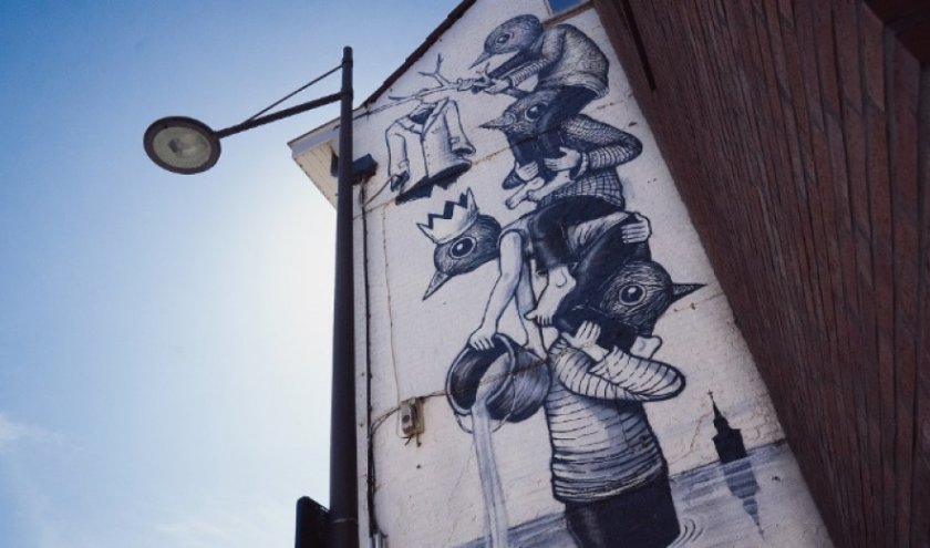 Белгийски художник ще изрисува голяма стена на столичната ул. „Хан Аспарух“