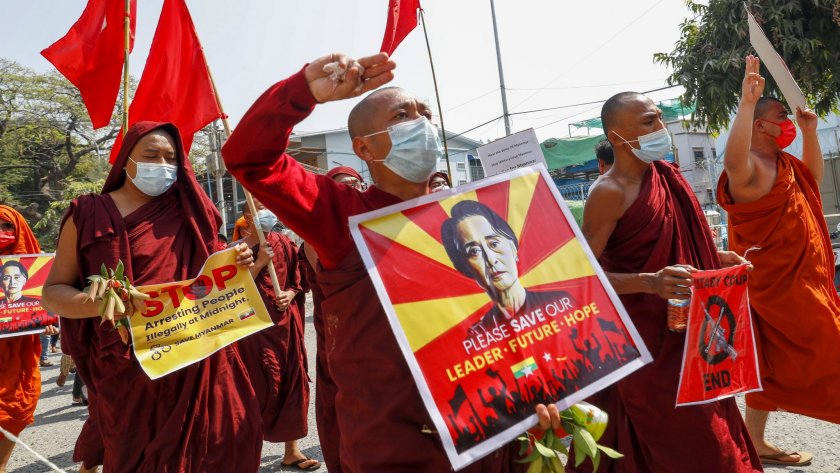 Хунтата на Мианмар е екзекутирала четирима затворници - демократични активисти,