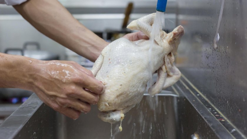 Не мийте сурово пилето