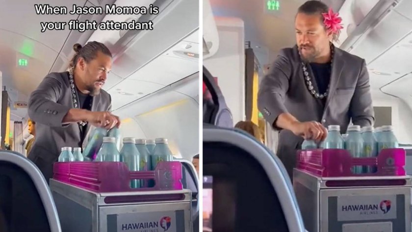 Джейсън Момоа оправда титлата си на супергерой във вторник, след