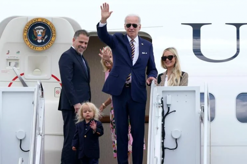 Президентът на САЩ Джо Байдън пристигна със семейството си на