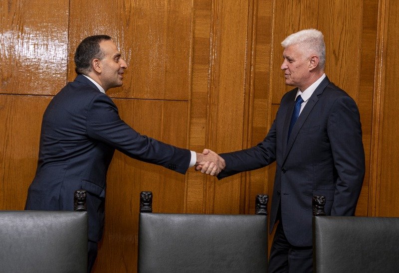 Служебният министър на отбраната Димитър Стоянов се срещна с Н.