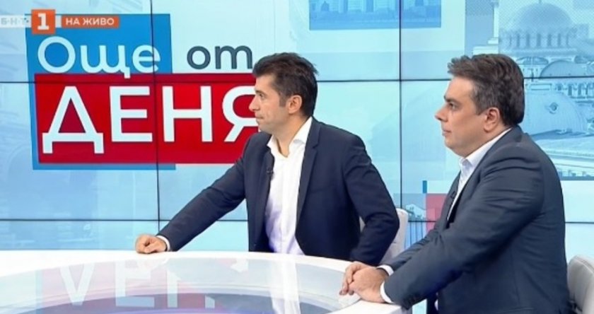 Двамата лидери на ПП Кирил Петков и Асен Василев гостуваха