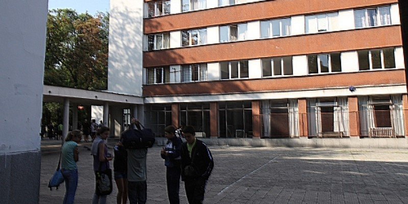 Столовата на Спортното училище Васил Левски в Пловдив, откъдето избухна
