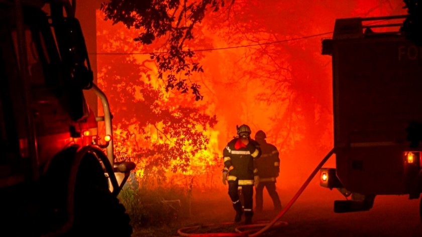 Горски пожари продължават да вилнеят из Югозападна Франция