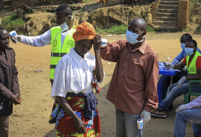 Шест нови случая на ебола бяха регистрирани в Уганда, предадоха световните агенции,