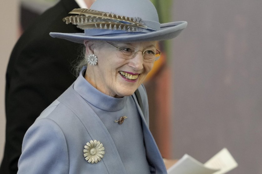 Кралицата на Дания Маргрете Втора, която присъства на погребението на Елизабет Втора в