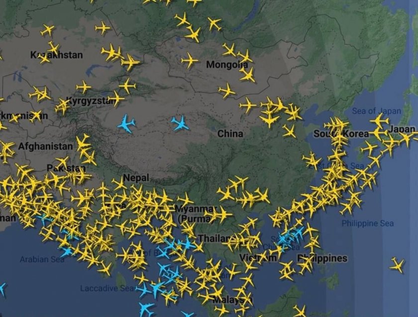 Китай обвини САЩ и отмени над 6000 полета в страната