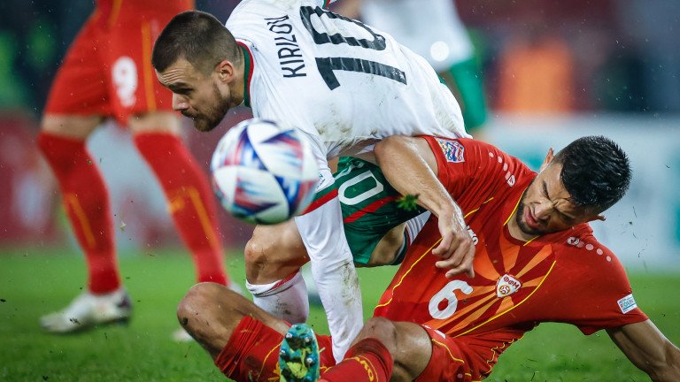 България победи Северна Македония с 1:0 в напечен мач от