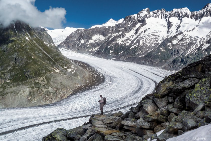 Ледниците в Швейцария са загубили 6% от общия си обем тази