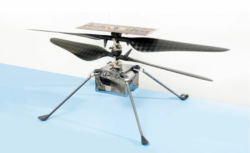 МИСТЕРИЯ: Неясен обект се закачи за хеликоптера на Марс