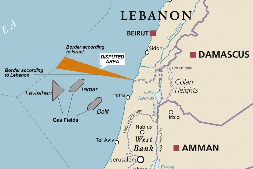 Ливан и Израел постигнаха историческо споразумение, уреждащо спорната морска граница между