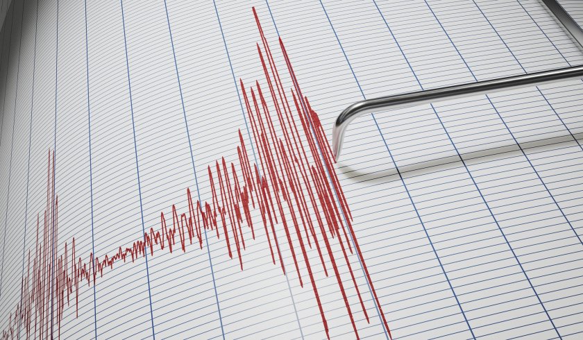 Земетресение с магнитуд 4,2 бе регистрирано днес в Егейско море, край турския