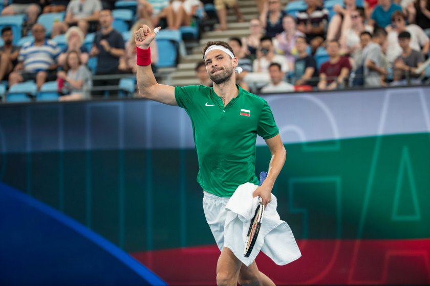 Най-добрият български тенисист Григор Димитров сложи край на серията си