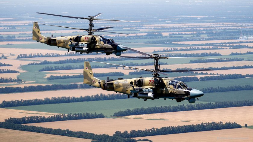 Два руски хеликоптера Ка-52 са се взривили по неизвестни причини