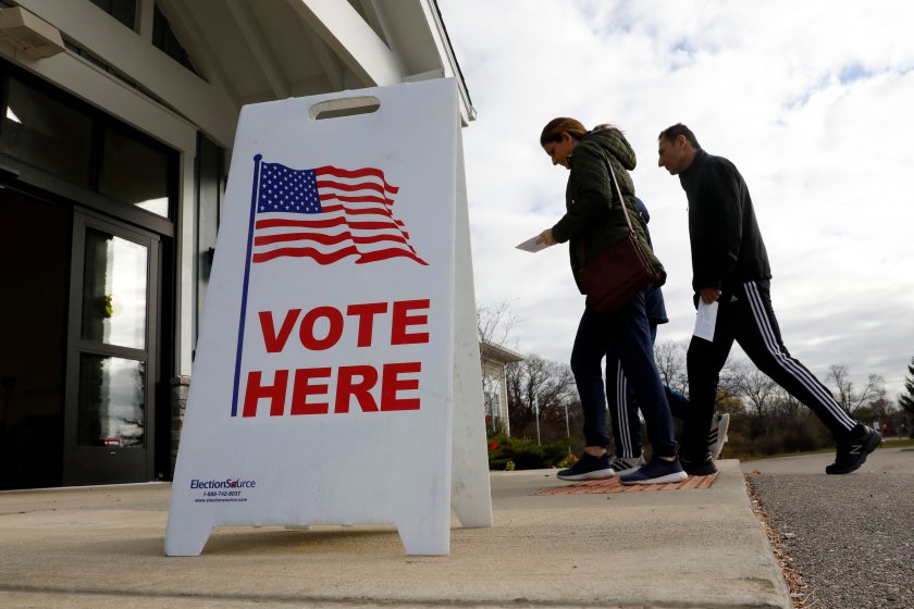 Избирателната активност в САЩ по време на тазгодишните междинни избори беше втората