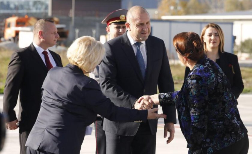 Президентът Румен Радев пристигна на посещение в Албания