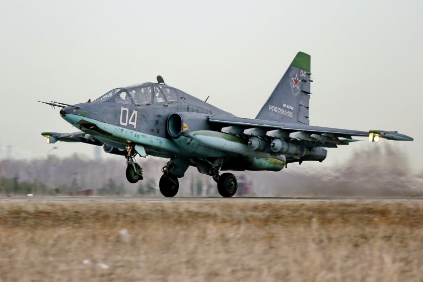 Щурмови самолет Су-25 се разби в Ставропол