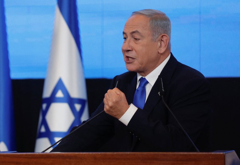 Бъдещият министър-председател на Израел Бенямин Нетаняху си осигури парламентарно мнозинство,