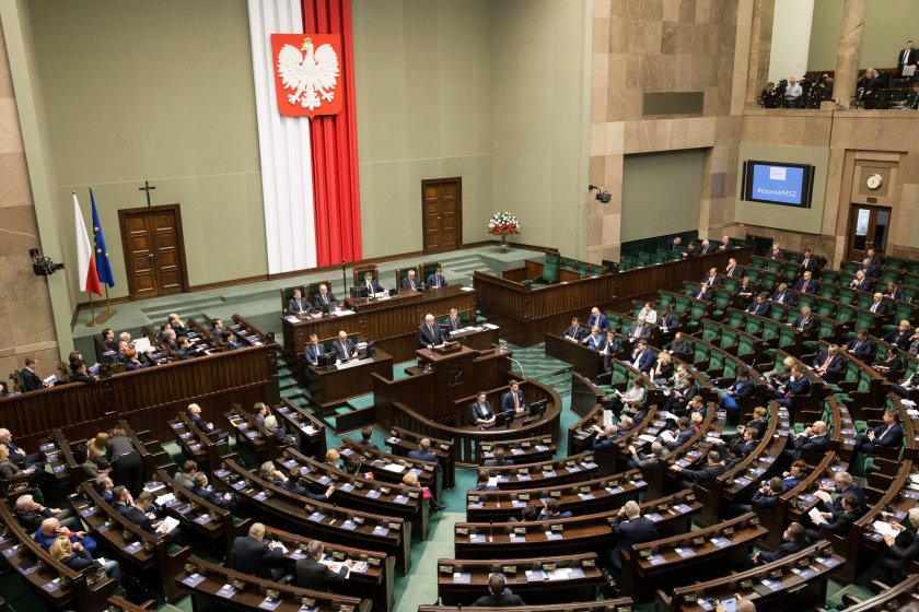 Депутатите в Сейма - долната камара на полския парламент, приеха