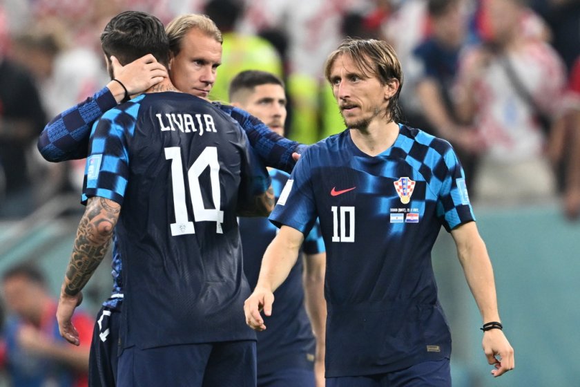 Полузащитникът на националния отбор на Хърватия Лука Модрич беше разочарован,