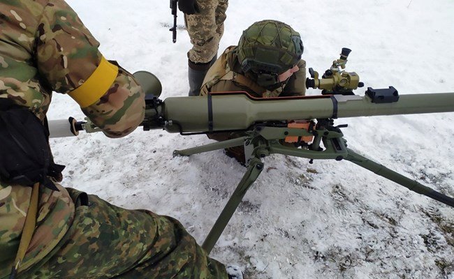 Чудо! Украинска бригада тренира с наши противотанкови гранатомети