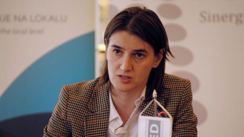Министър-председателят на Сърбия Ана Бърнабич коментира ситуацията в Северно Косово,