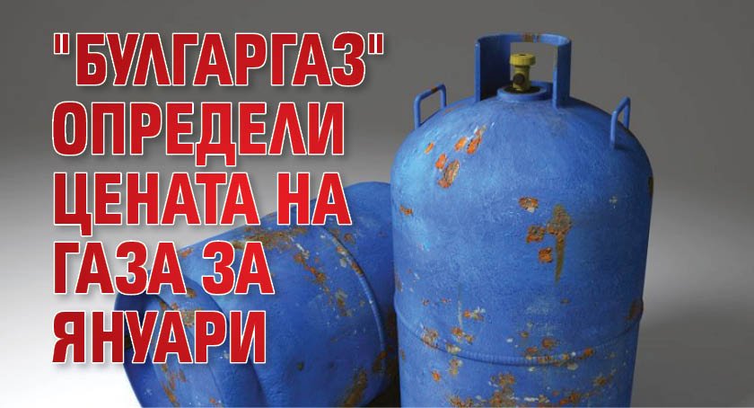 "Булгаргаз" определи цената на газа за януари