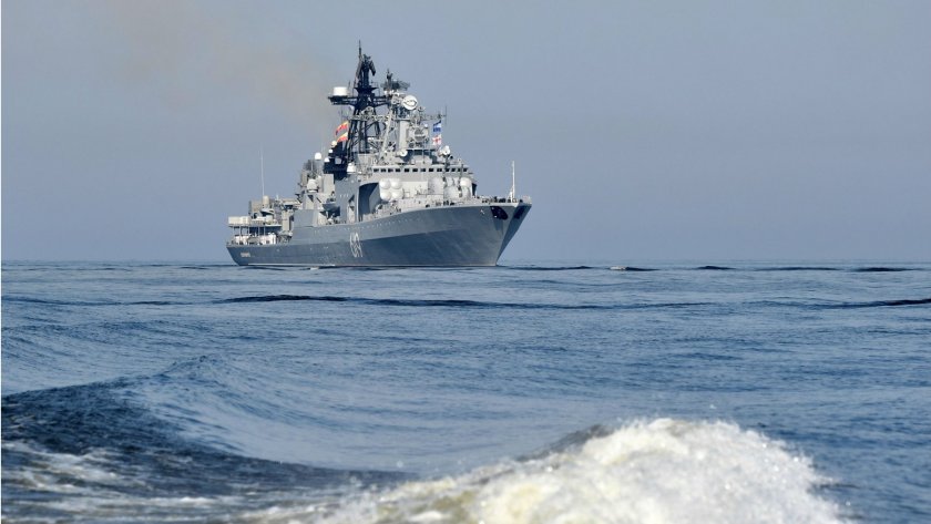 Руският военен кораб Адмирал на флота на Съветския съюз Горшков,