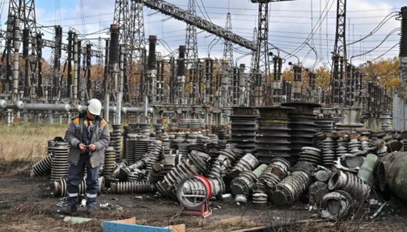 Режим на тока в Украйна поради студа
