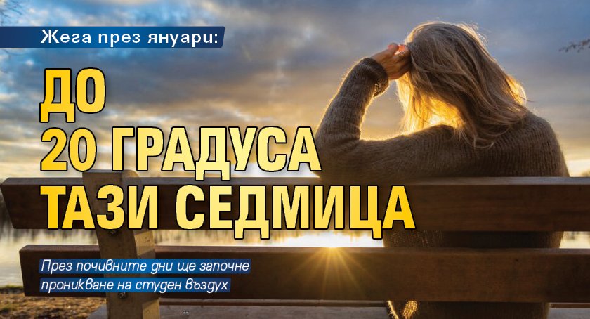 Жега през януари: До 20 градуса тази седмица