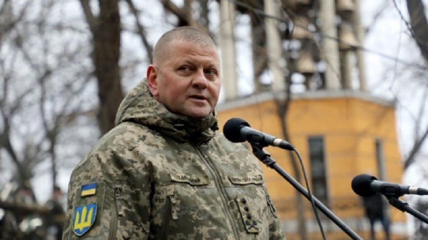Началникът на Въоръжените сили на Украйна /ВСУ/ Валерий Залужни е