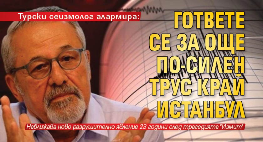 Турски сеизмолог алармира: Гответе се за още по-силен трус край Истанбул