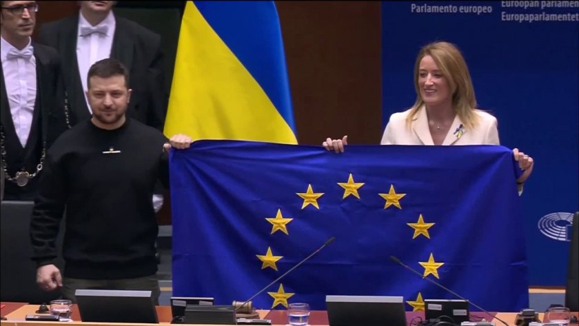 Само нашата победа ще защити европейските ценности, заяви днес украинският