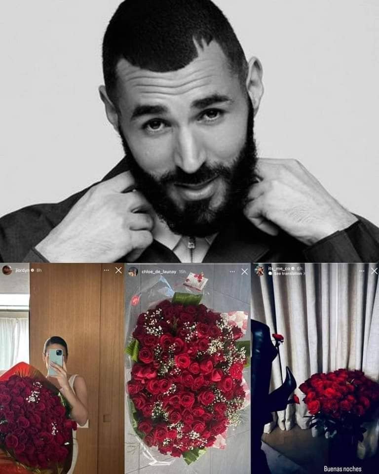 Тарикат: Бензема прати цветя на три различни жени за Свети Валентин!