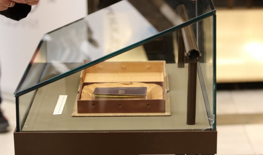 Тефтерчето на Васил Левски беше изложено в Националната библиотека Св.