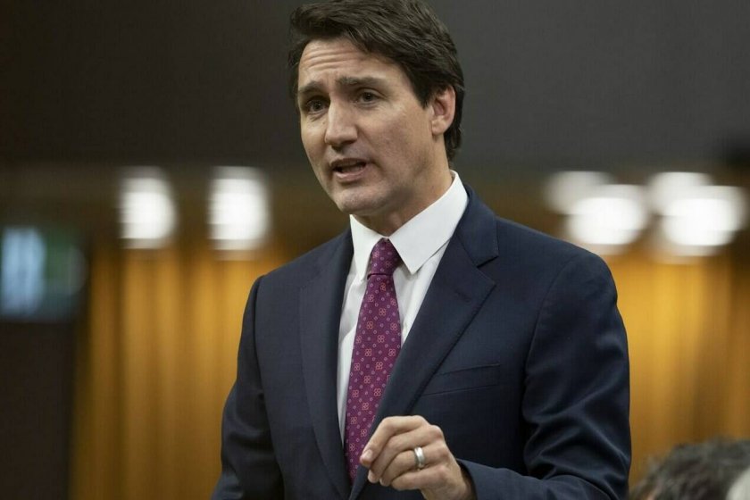 Премиерът на Канада Джъстин Трюдо съобщи вчера, че в близките