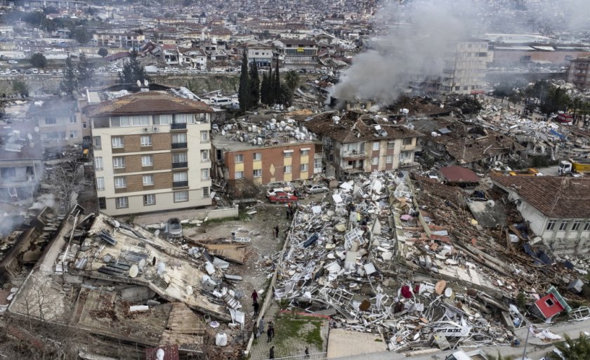 Земетресение с магнитуд 5,1 разлюля турската провинция Хатай, съобщиха местни