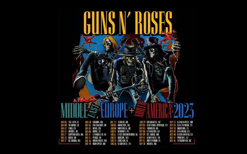 Guns N' Roses ни приближават максимално - през юли в Букурещ