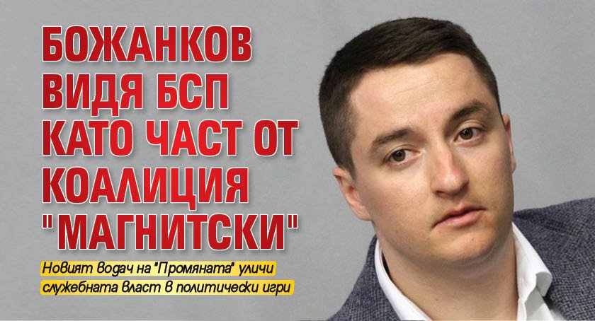 Божанков видя БСП като част от коалиция "Магнитски" 