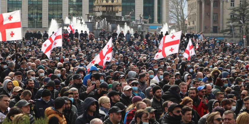 Опозицията в Грузия призова за нови демонстрации