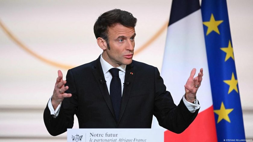Френският президент Еманюел Макрон заяви, че подкрепя правото на аборт да бъде