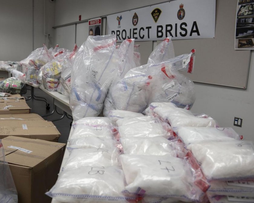 Властите в Колумбия иззеха 2,17 тона кокаин в рамките на