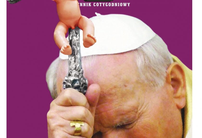 Спряха полско списание за гавра с Йоан Павел II