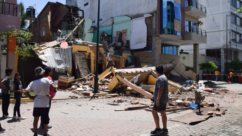 Земетресение в Еквадор и Перу причини жертви и разрушения
