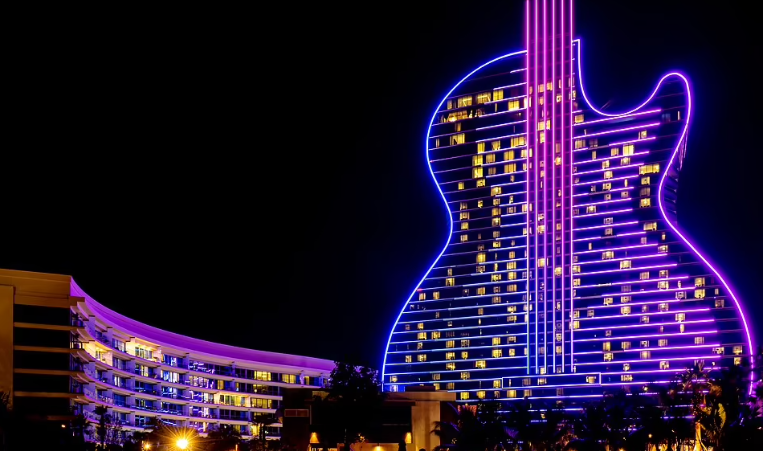 Хотел-китара строят в Лас Вегас