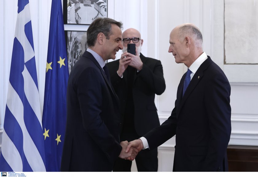 Гръцкият министър-председател Кириакос Мицотакис се срещна в Атина с американския сенатор Рик