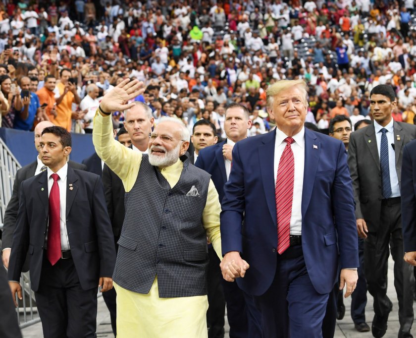 Тръмп и Моди демонстрираха единство
